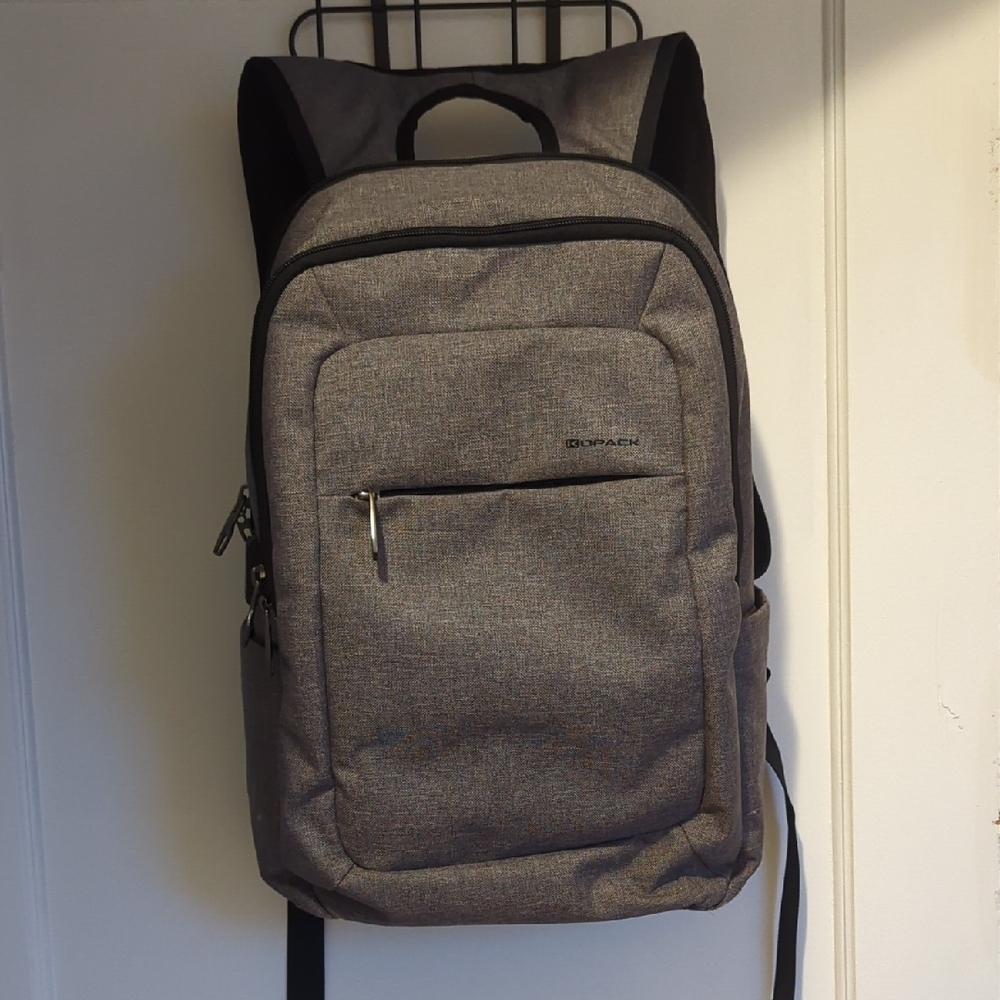 KOPACK Gray Backpack for Men - Travel Business Laptop Anti-Theft Water Resistant